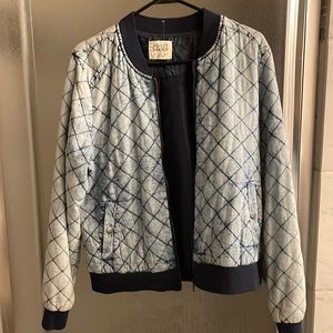 Denim quilted jacket